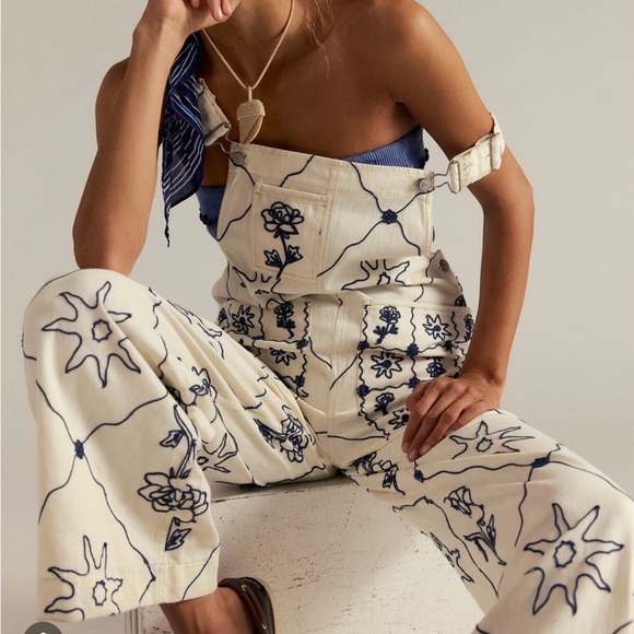 Free people We The Free Rising Sun Overalls